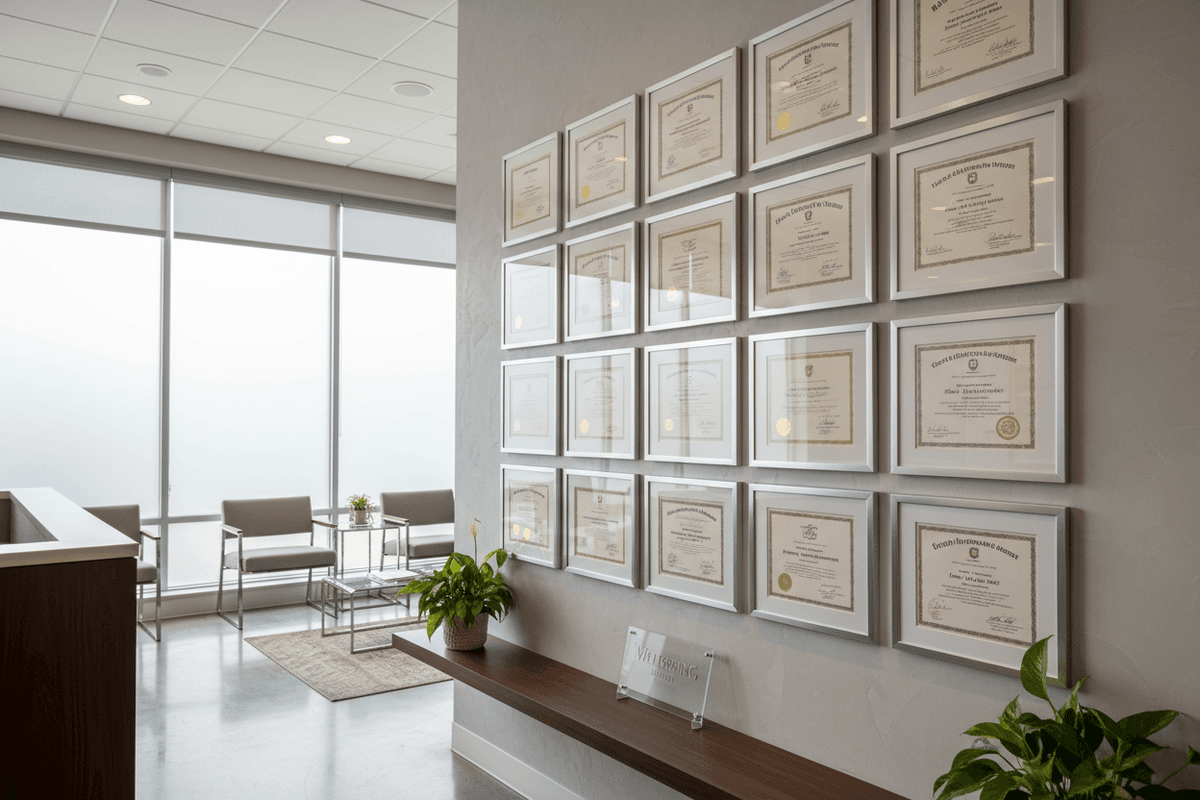 Medical certifications and accreditations